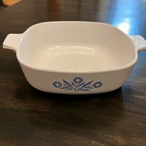 Vintage Blue Cornflower Corning Ware Dish